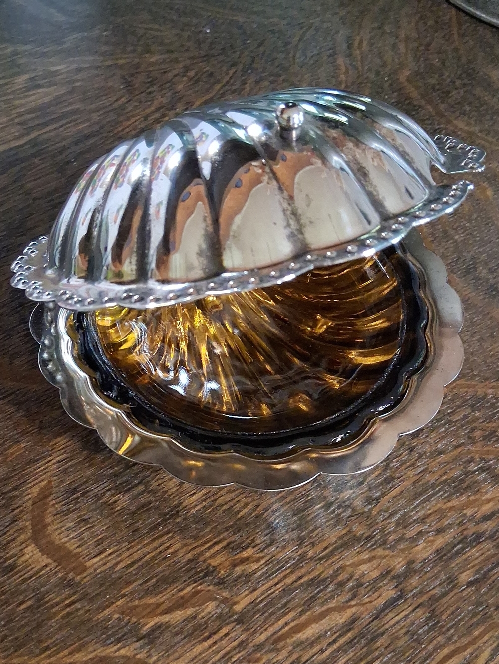 VTG Leonard Silver Plated Clam Shell Dish